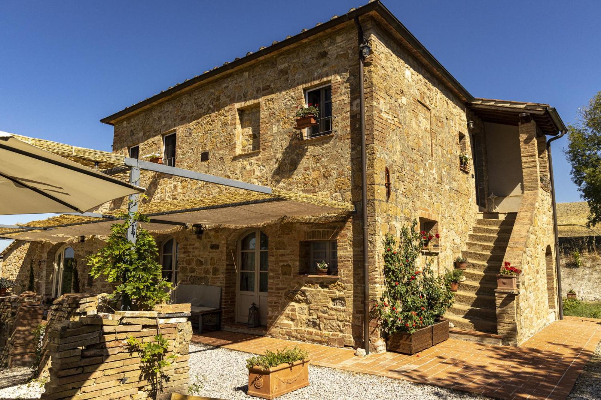 Vento D'Orcia Villa Pienza Exteriör bild